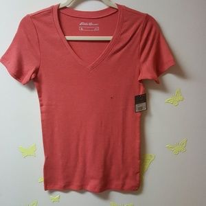 Eddie Bauer Favorite V T Pink S NEW